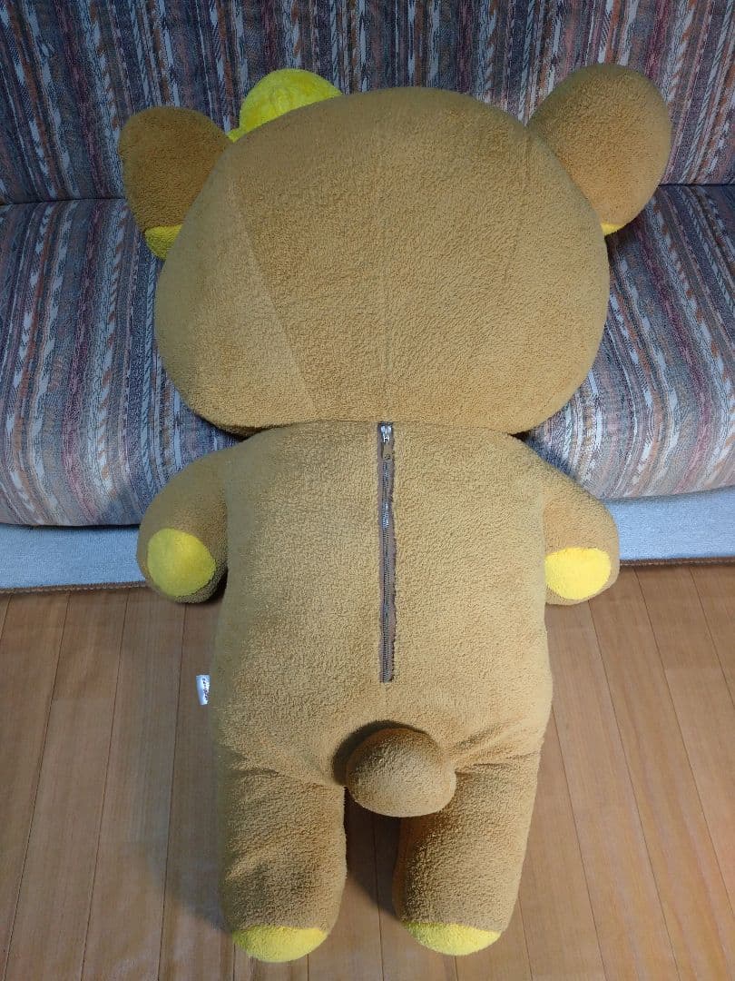 リラックマ 特大　ぬいぐるみ キイロイトリ付き　san-x