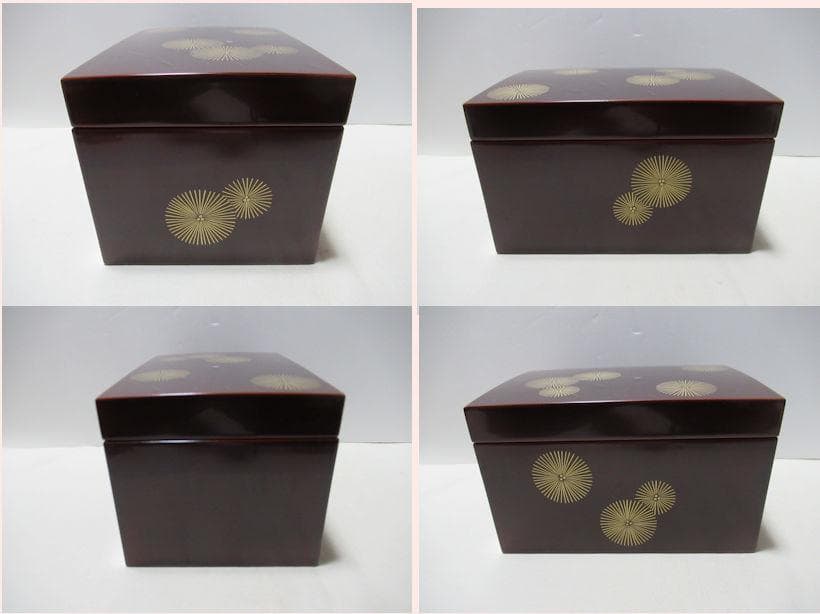 茶道具 唐松蒔絵茶箱 道具皆揃い 蒔絵師忠雲 共箱