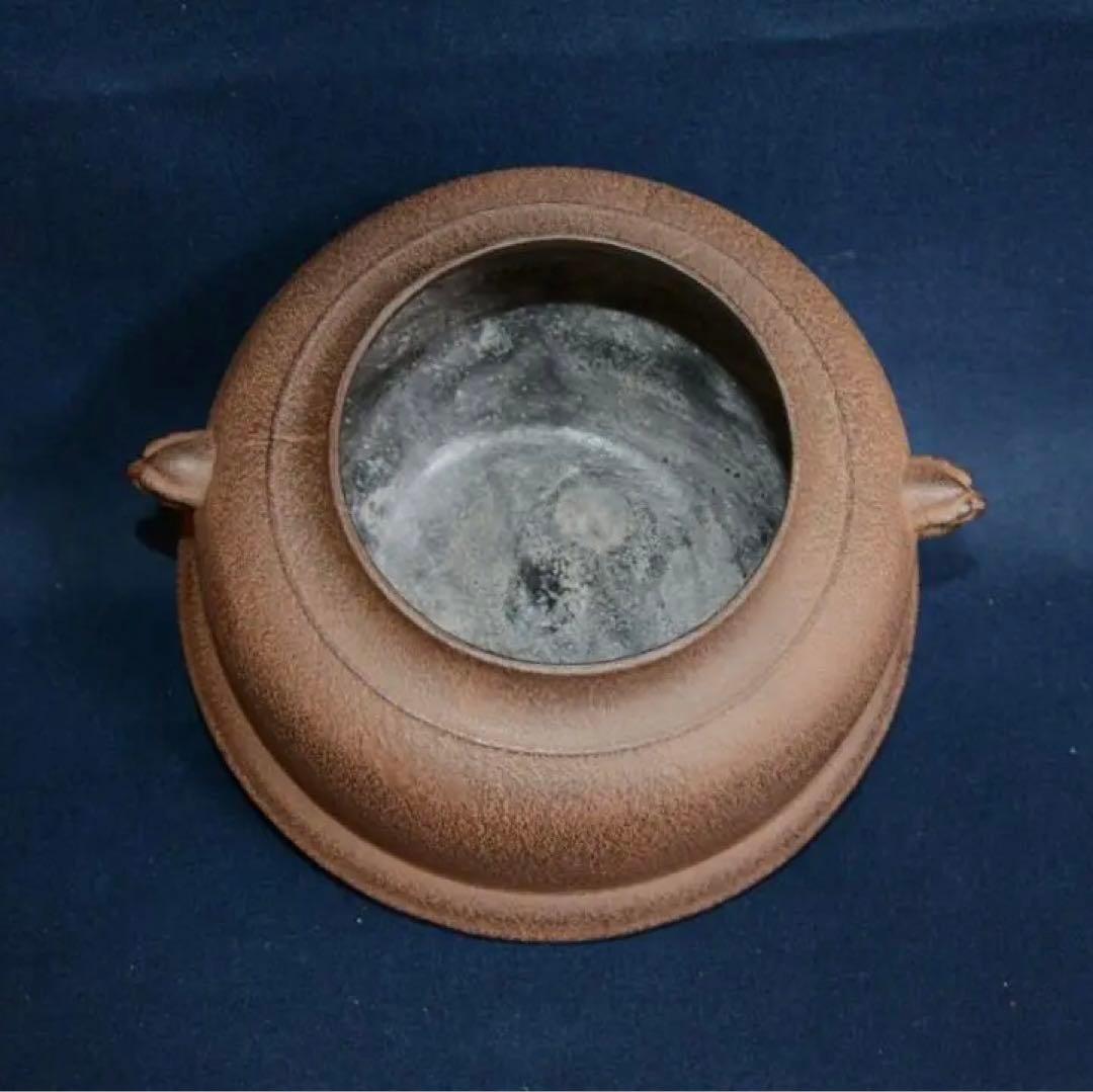 茶道具美品炉釜真形釜菊池正直中古品送料込み