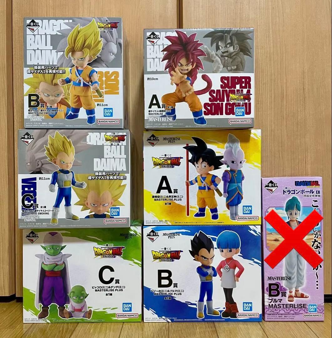 ドラゴンボール 一番くじ フィギュアまとめ売り - メルカリ