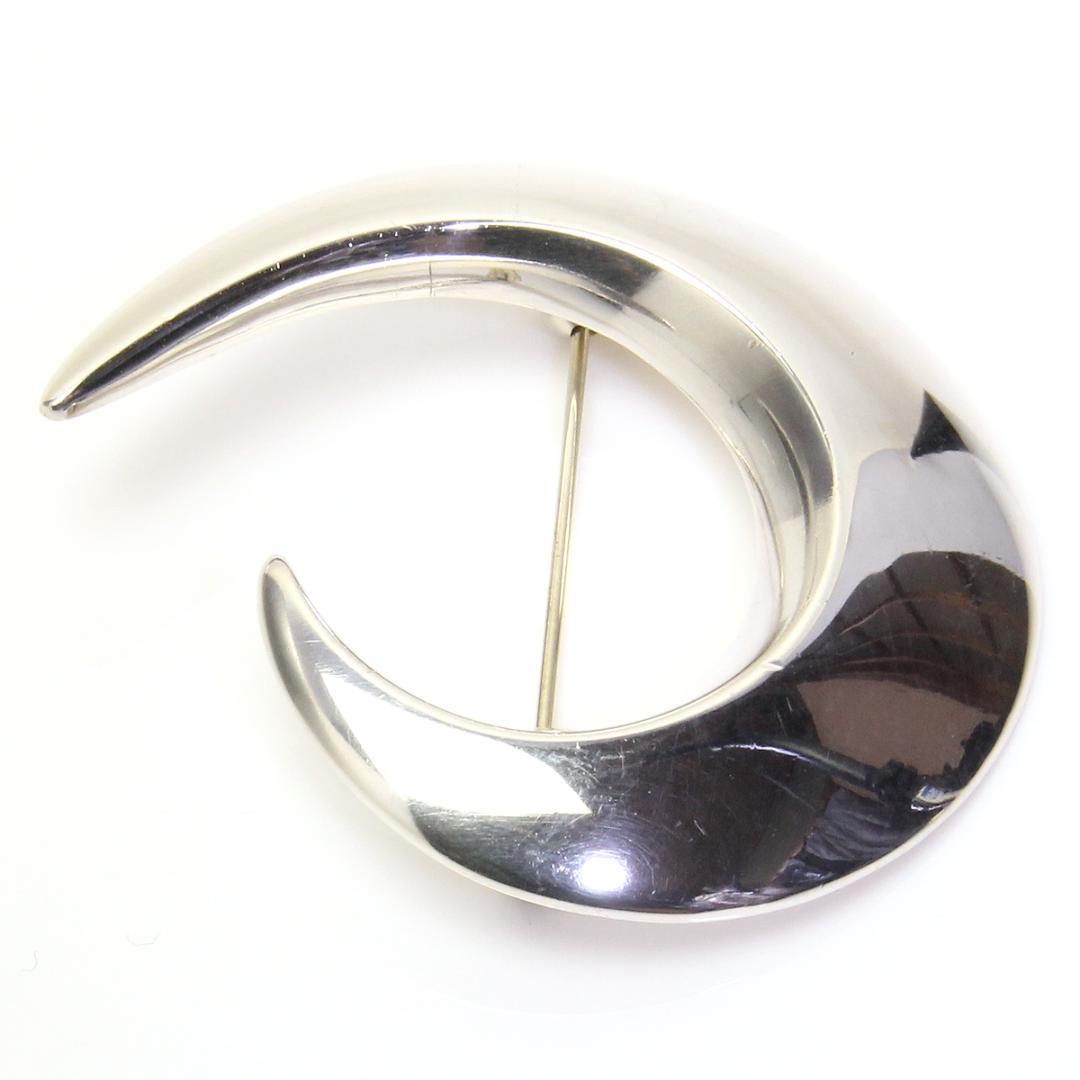 ハンスハンセン ハンスハンセン 三日月 ブローチ HAH ジョージ