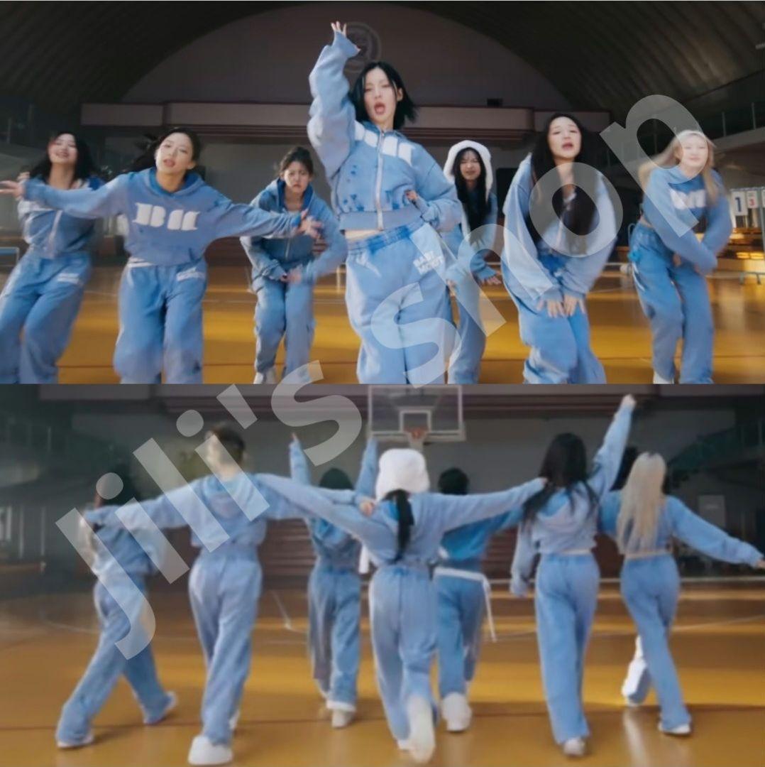 BABYMONSTER ベビモン スウェットフーディー スカイブルー L