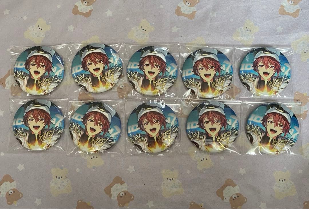 アイナナ ブラホワ 缶バッジ 陸 アイドリッシュセブン アイナナ 七瀬陸