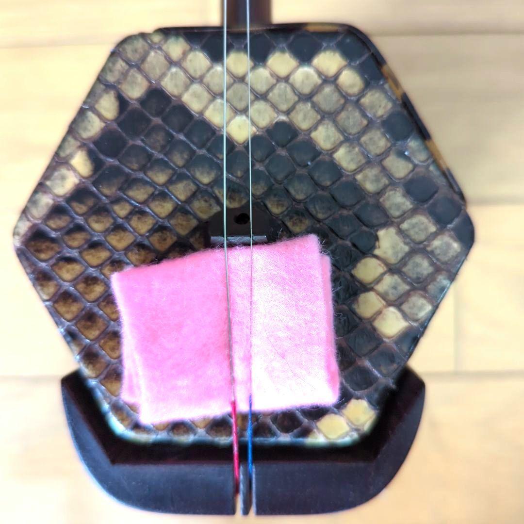 胡涵柔製作 最上級明清老紅木 未使用 螺鈿花 回紋頭 二胡