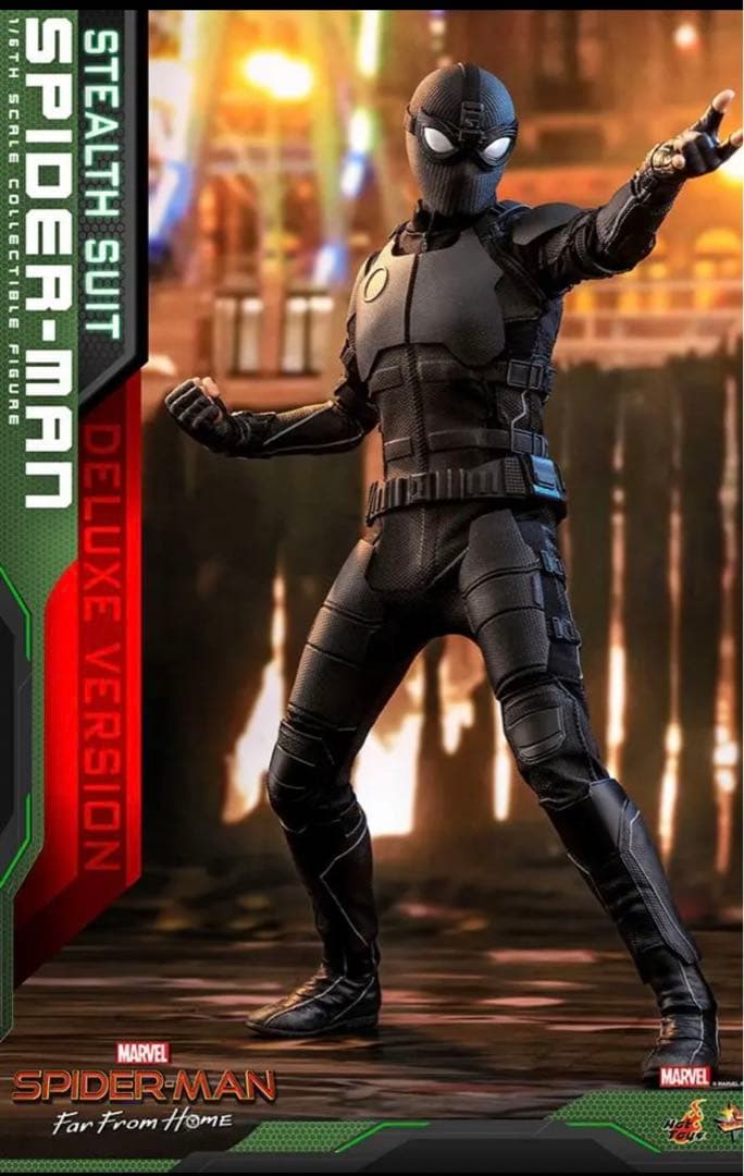 ホットトイズ スパイダーマン ステルススーツ デラックスver. - メルカリ