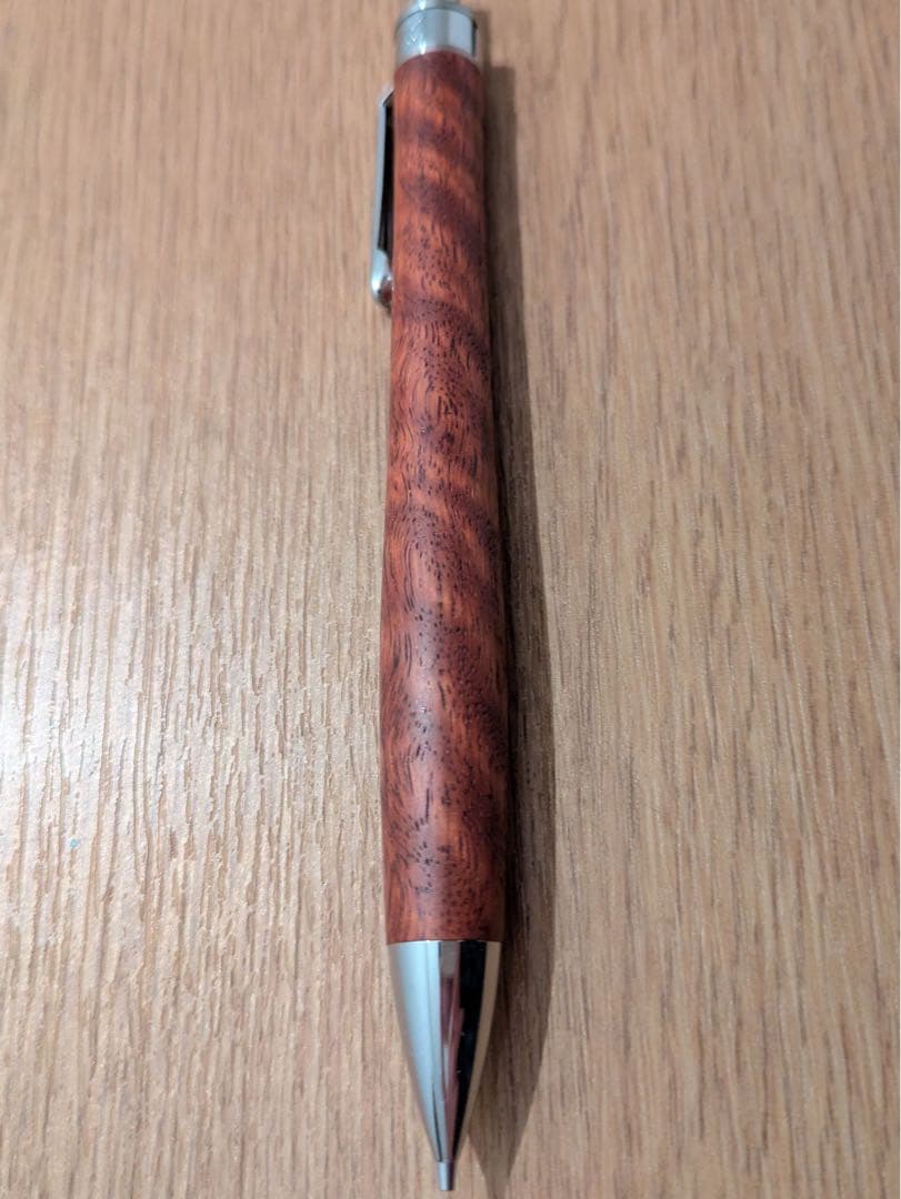 工房楔 花梨 ちぢみ杢・トラ杢 シャープペン KATO#201 工房楔花梨虎杢