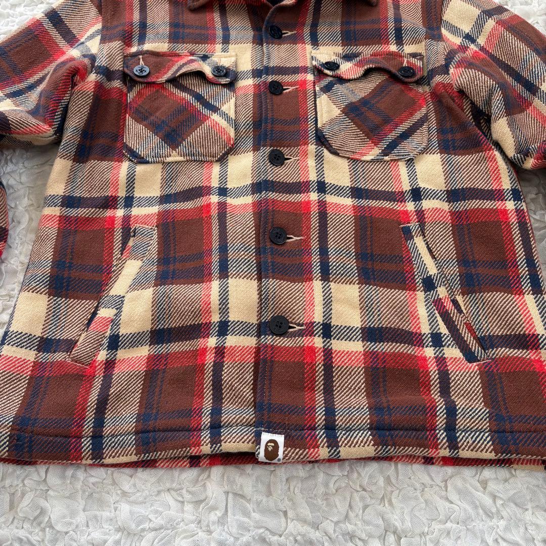 美品　キムタク着 ラブジェネ A BATHING APE CPOジャケット