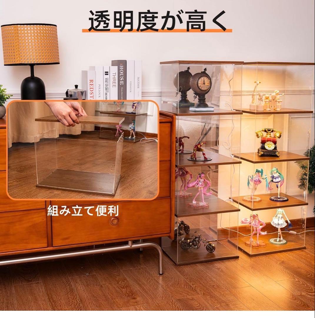 LORAK フィギュアケース コレクションケース LEDライト付き - メルカリ