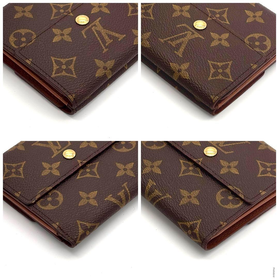ルイヴィトン モノグラム 三つ折り財布ポルトモネ ビエ カルトクレディ