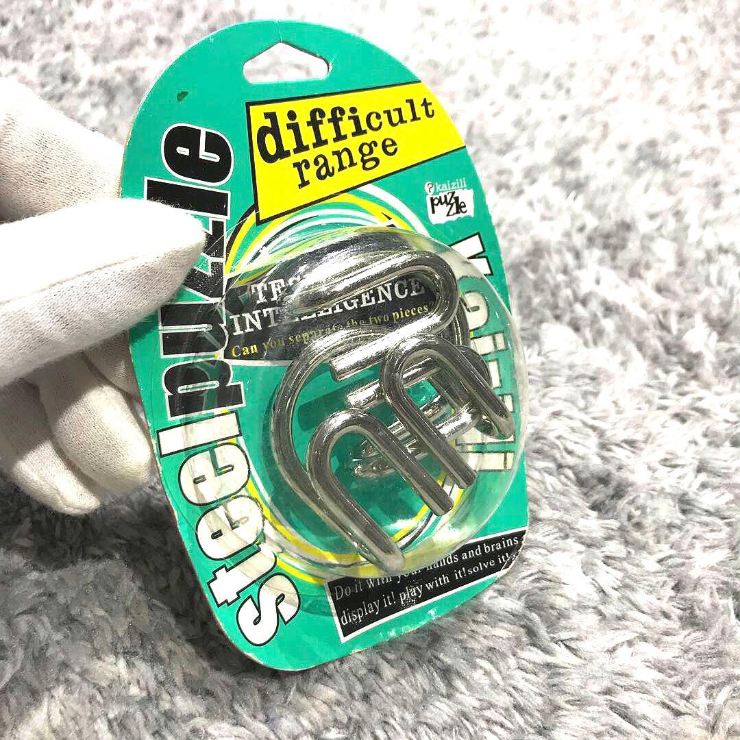 新品】知恵の輪・steel puzzle 3セット