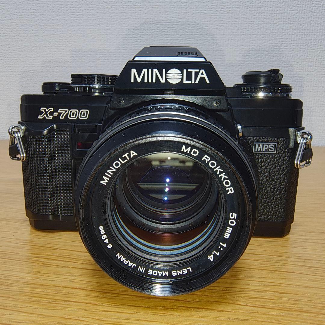 MINOLTA X-700 MD ROKKOR 50mm F1.4 ジャンク