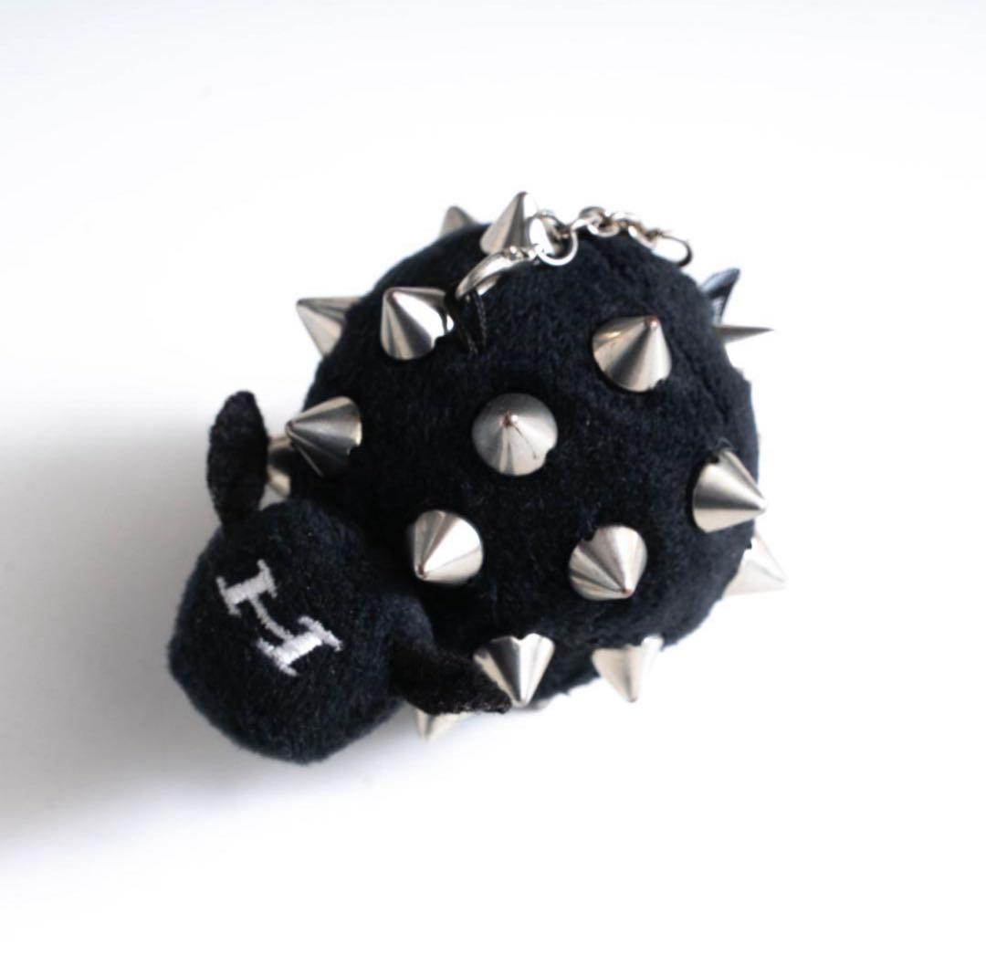 文学　ひつじちゃん キーホルダー スタッズ　prickly BLACK