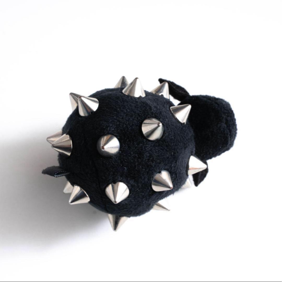 文学　ひつじちゃん キーホルダー スタッズ　prickly BLACK
