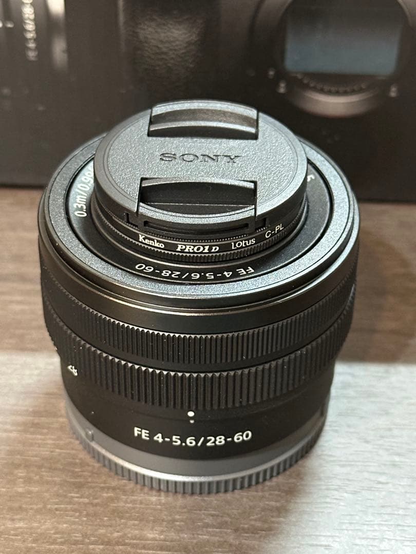【PLフィルター込み】Sony 28-60mm f/4-5.6 ズームレンズ