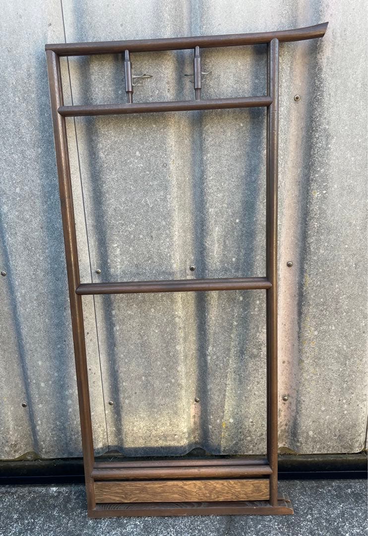 稀少/古道具/当時物/無垢材/木製/衣紋掛け/衣桁/着物掛け/20