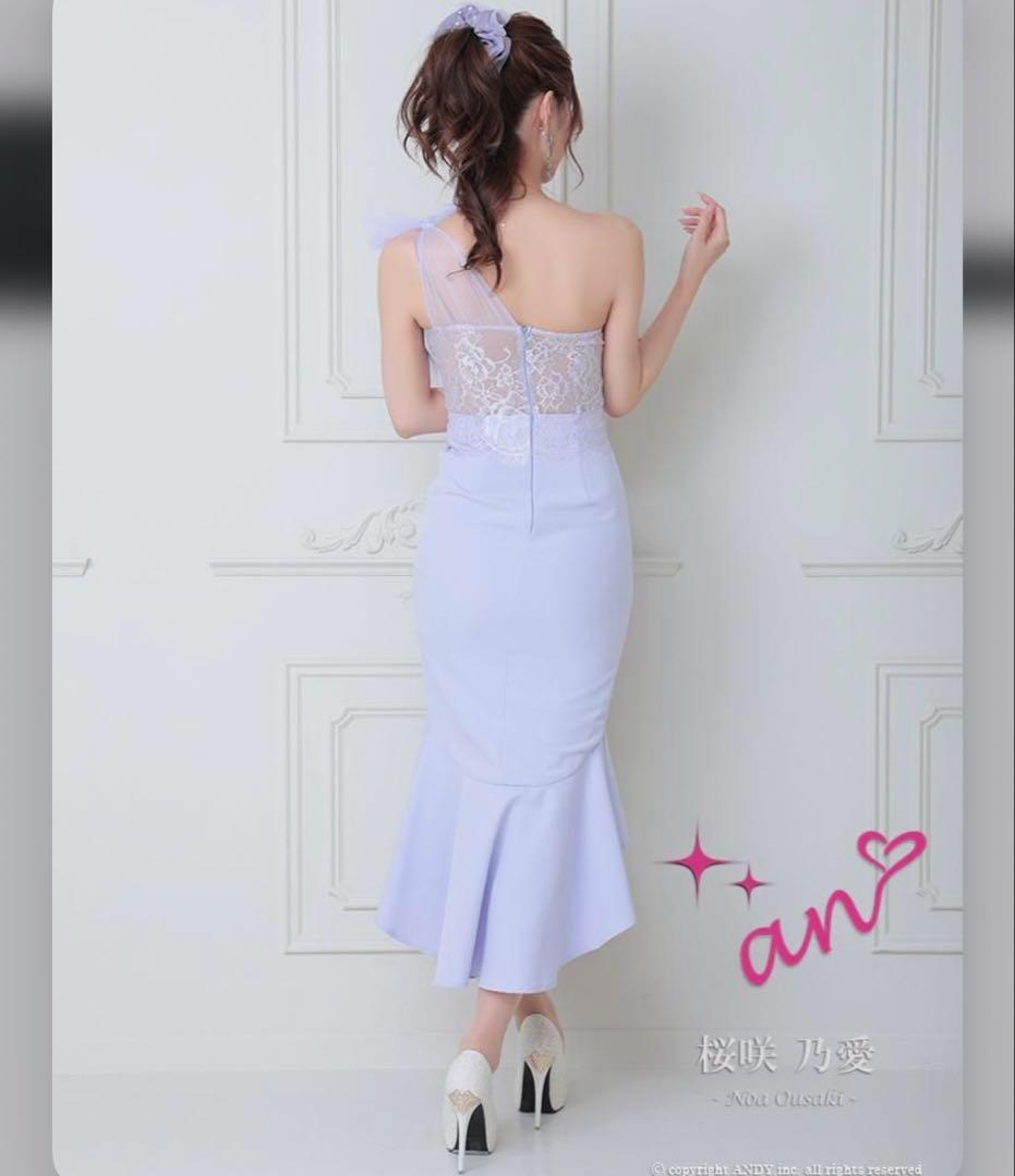 アンディ　an ピンク　パープル　マーメイド　マーメイドドレス　キャバドレス