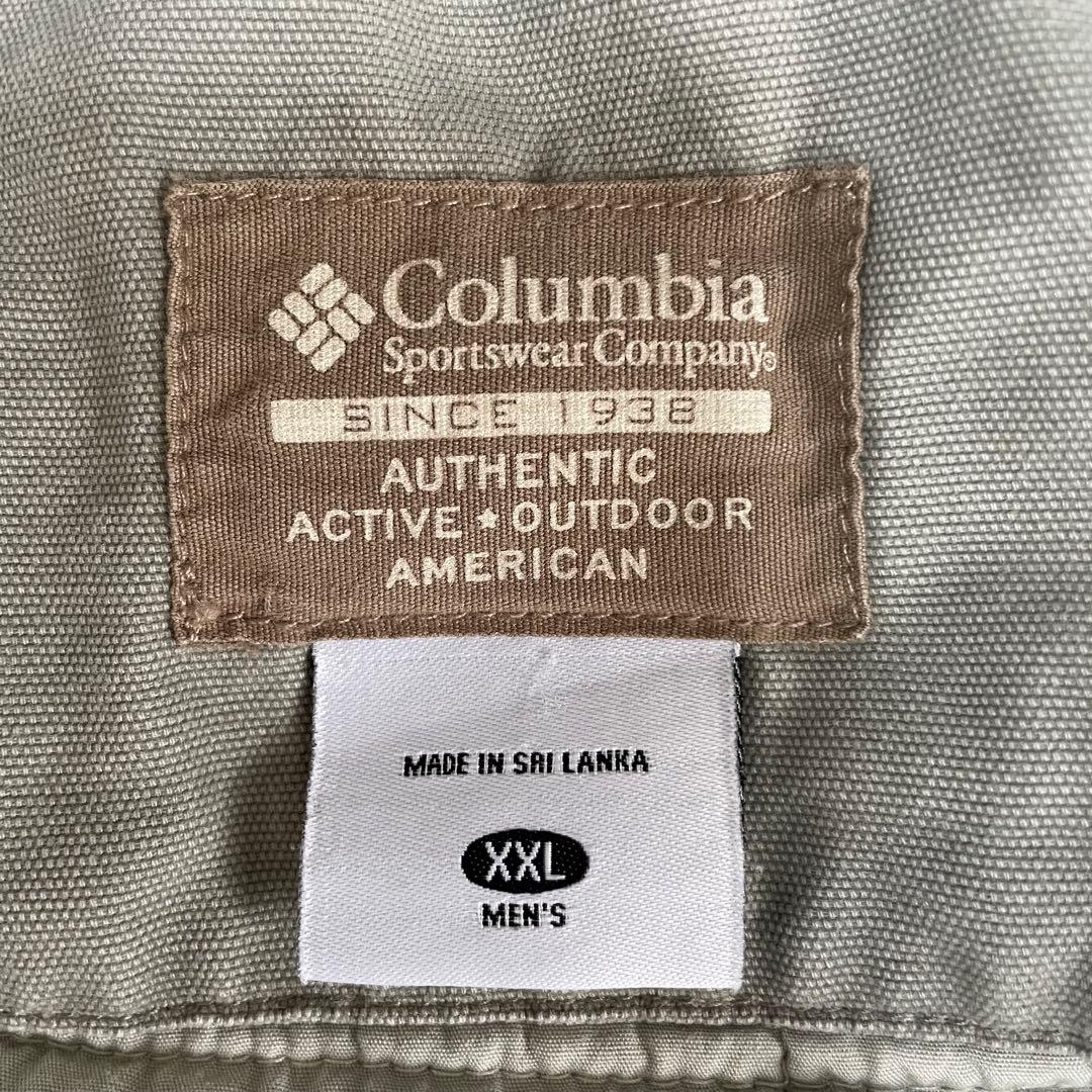 Columbia00sコットンワークジャケット中綿入り フェードブラウン雰囲気系