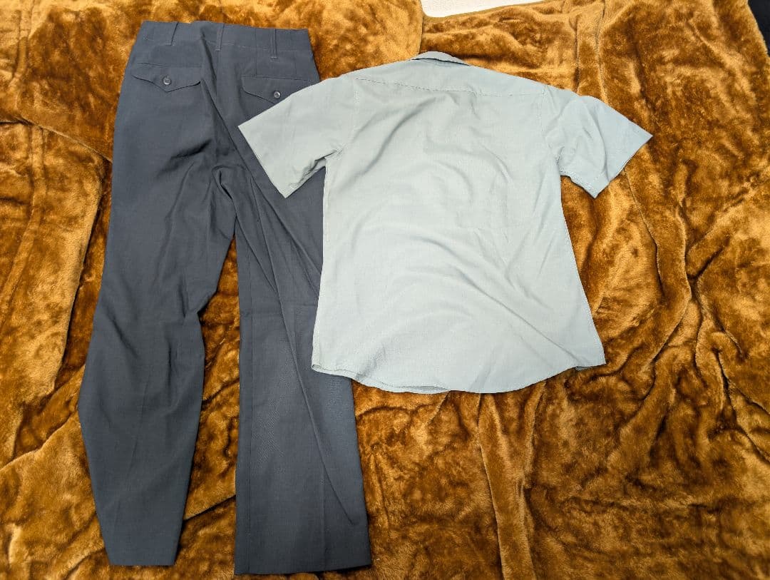 実物)台湾陸軍官品常装夏服上下セット(中華民国 軍常服 軍便服)