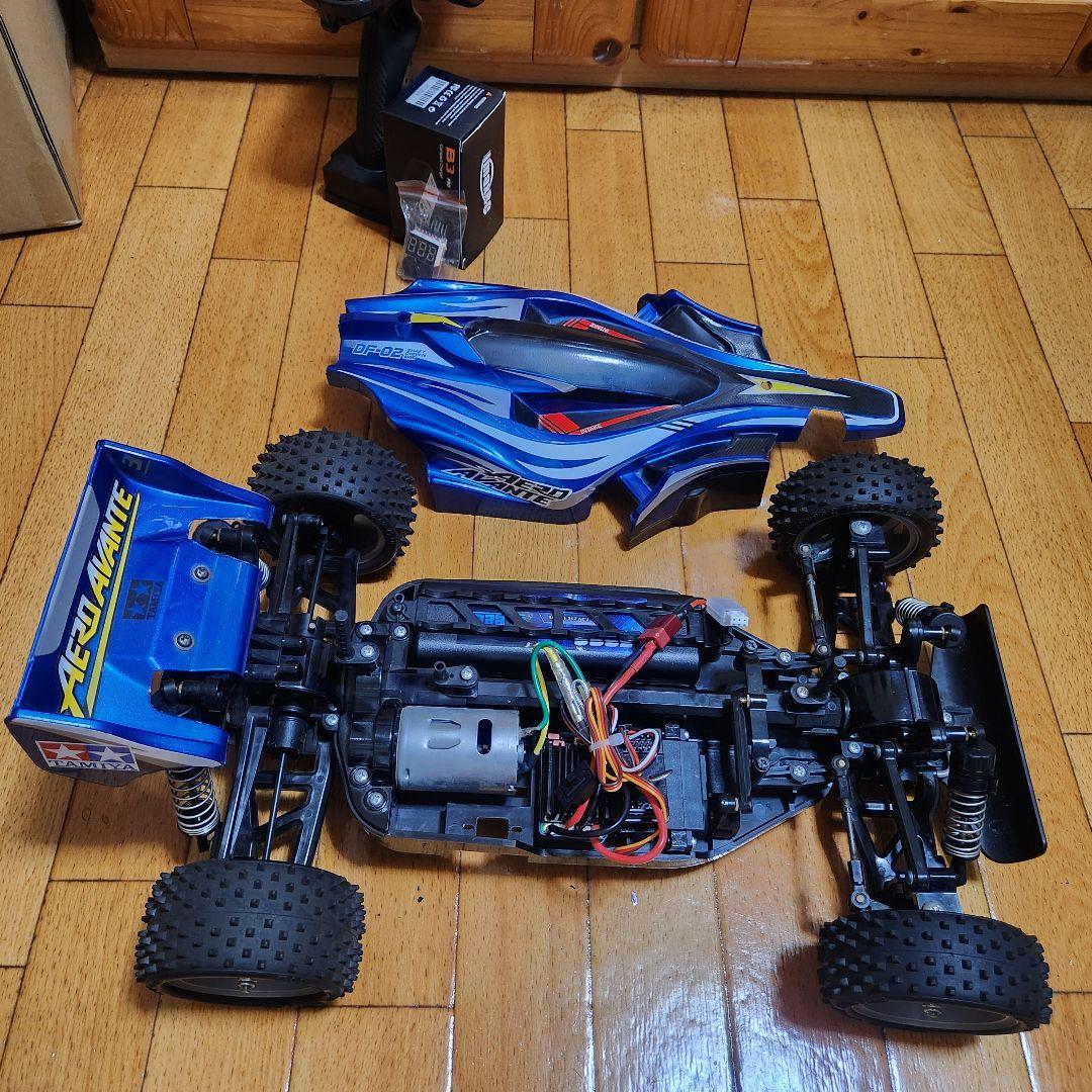 タミヤ バギー ラジコン フルセット エアロアバンテ　DF-02 シャーシ　④