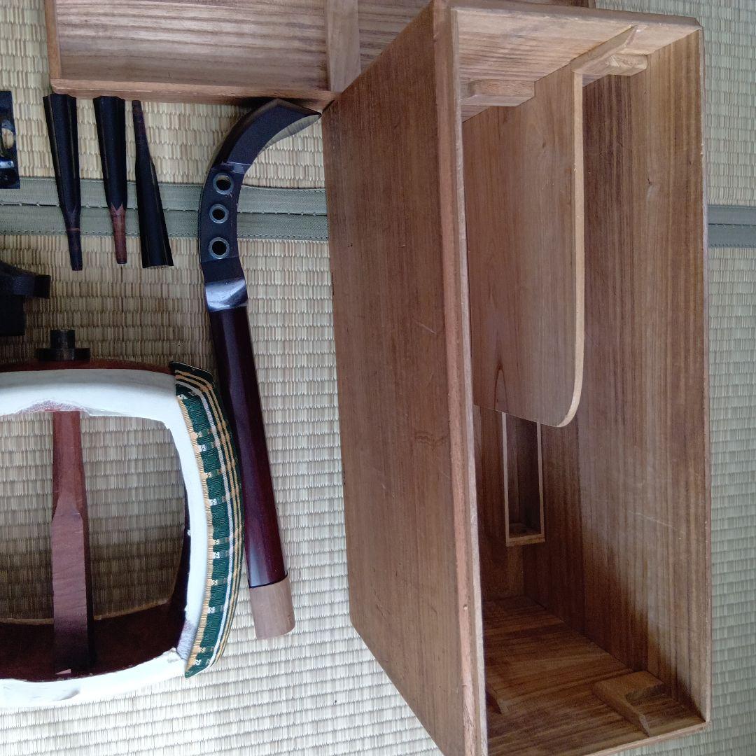 義太夫三味線本体 文楽 木箱付き