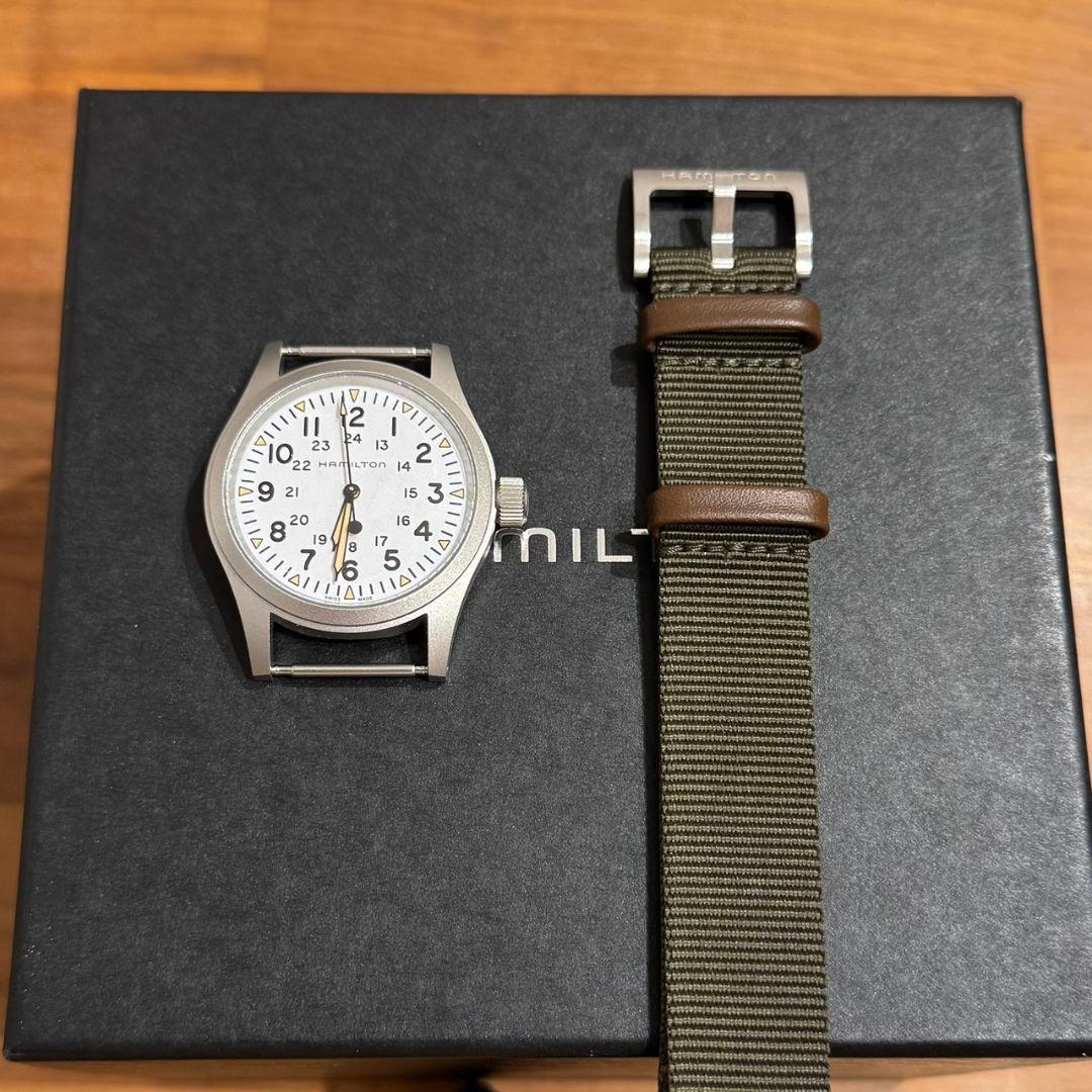 ジャックロード購入 ハミルトン カーキフィールド 38mm手巻き H694390