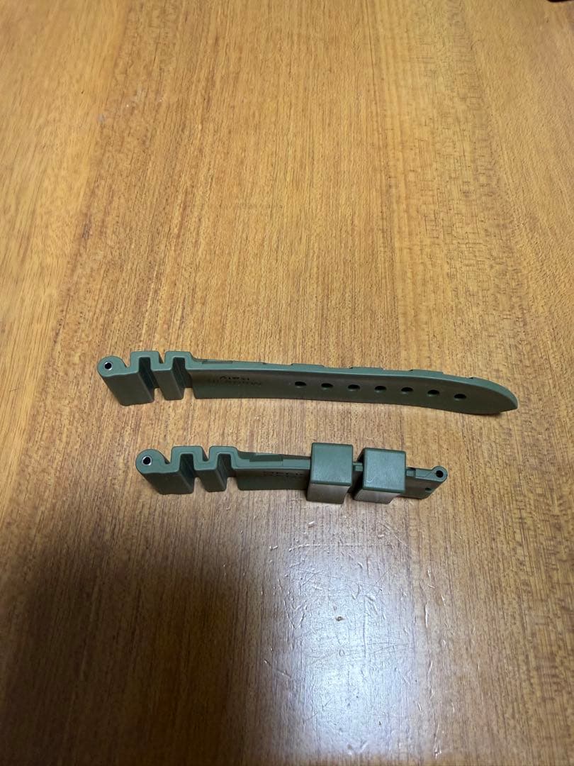 パネライ 純正22/20㎜ カーキ アコーディオンラバーBAバックル