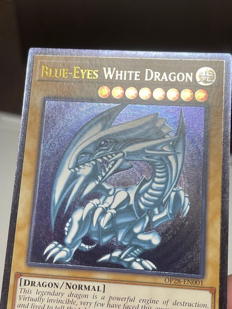 遊戯王 ots28 op28 青眼の白龍 レリーフ アルティメット 北米版 - メルカリ