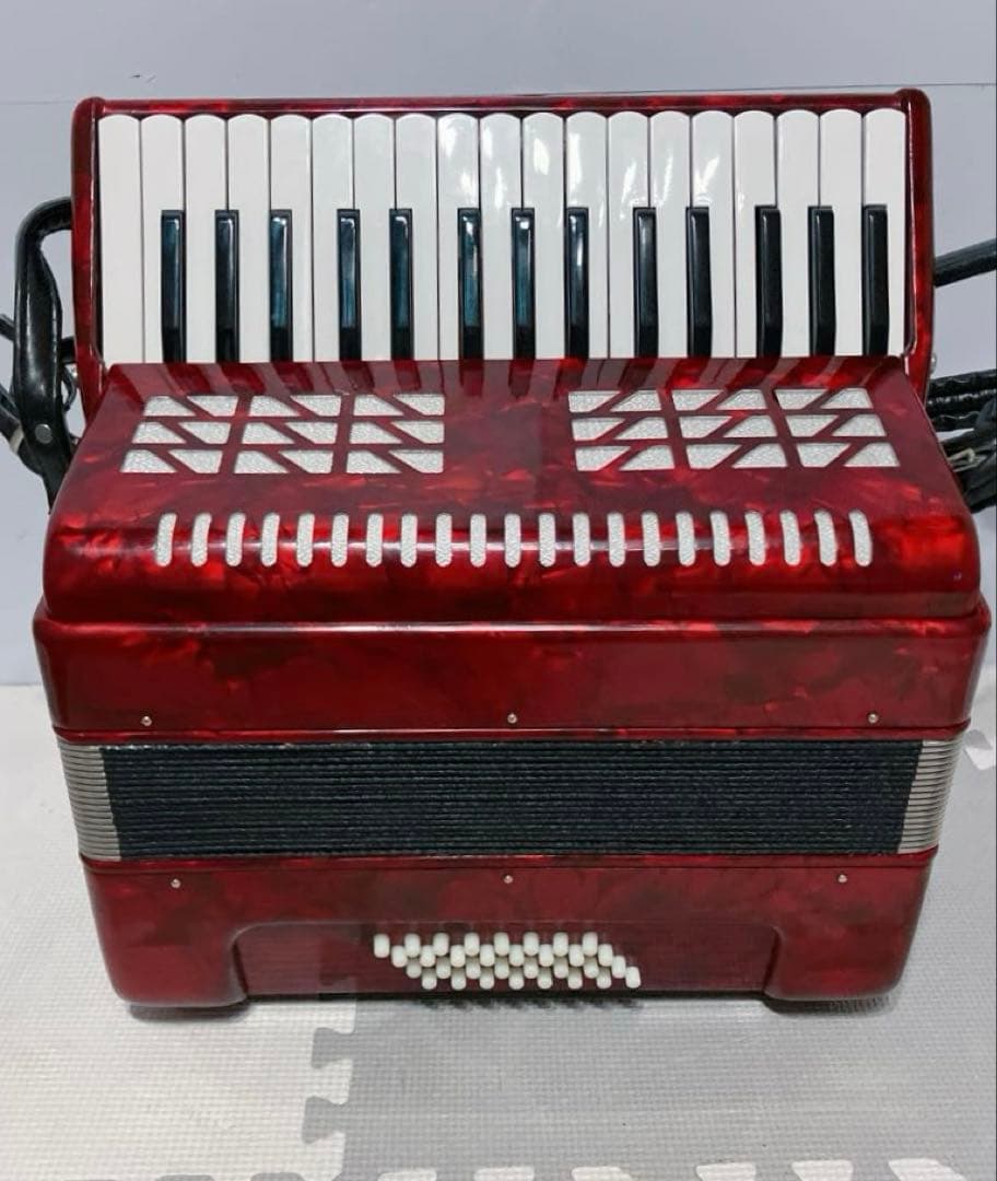 キョーリツ アコーディオン ACD-500/RD ハードケース付き鍵盤