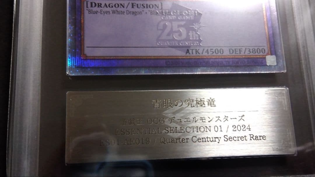 レ*ン様 ARS9「青眼の究極竜」25th シークレット ES01 アジア版 ブ