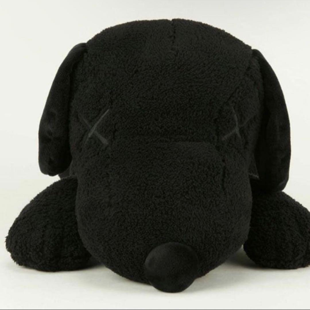 KAWS × UNIQLO コラボ スヌーピー ぬいぐるみ 黒 S M セット
