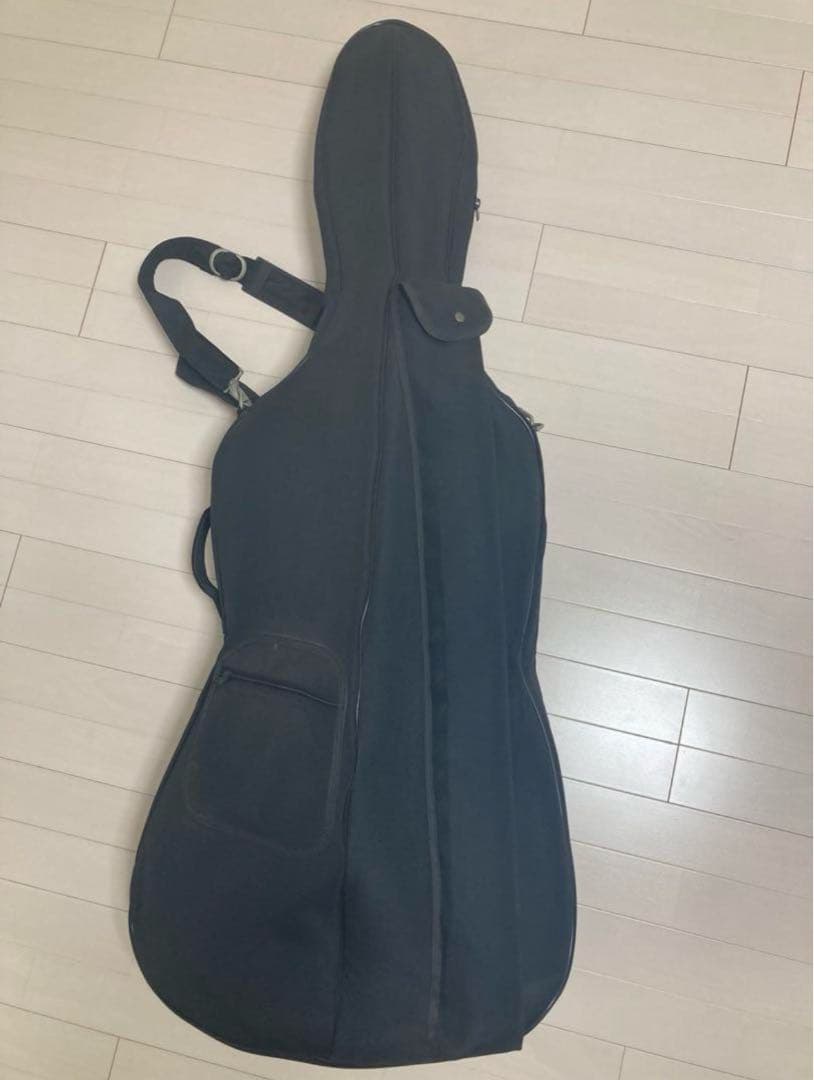 美品】ドイツ製チェロ　Gerhard Reinel 3/4 ソフトケース•弓付き