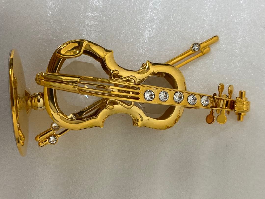 3-2673 スワロフスキー ミニチュアハイヒール・楽器5点セット