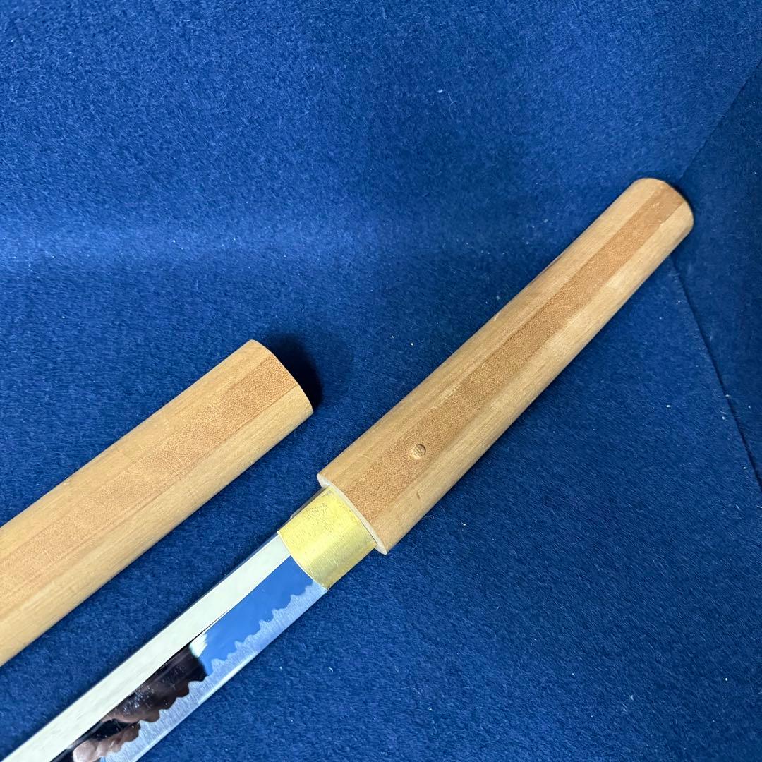 模造刀 模擬刀 太刀 白鞘 全長約100cm刃渡約70cm 重さ約1100g