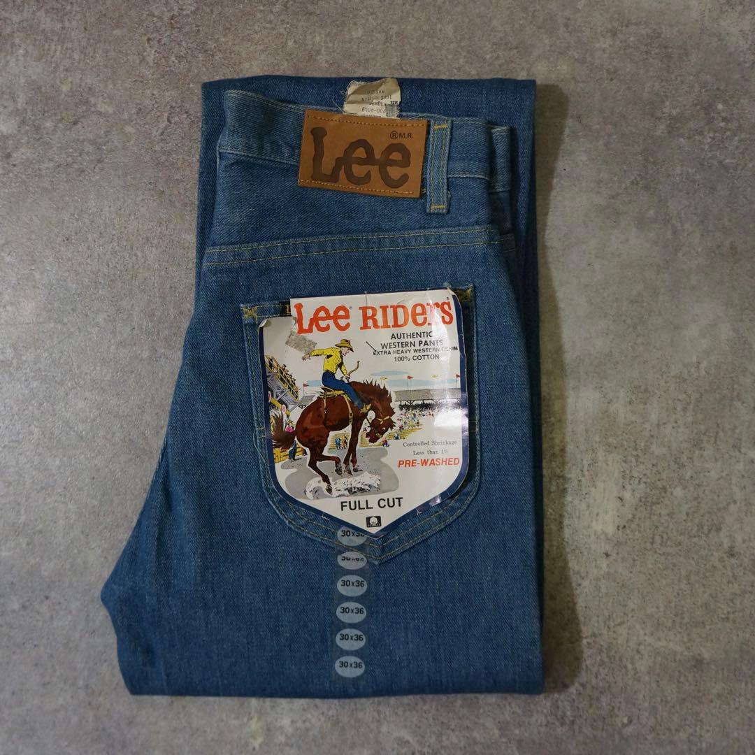 ブ*。様 70s Lee 200-0049 デッドストックストレートデニム フラ