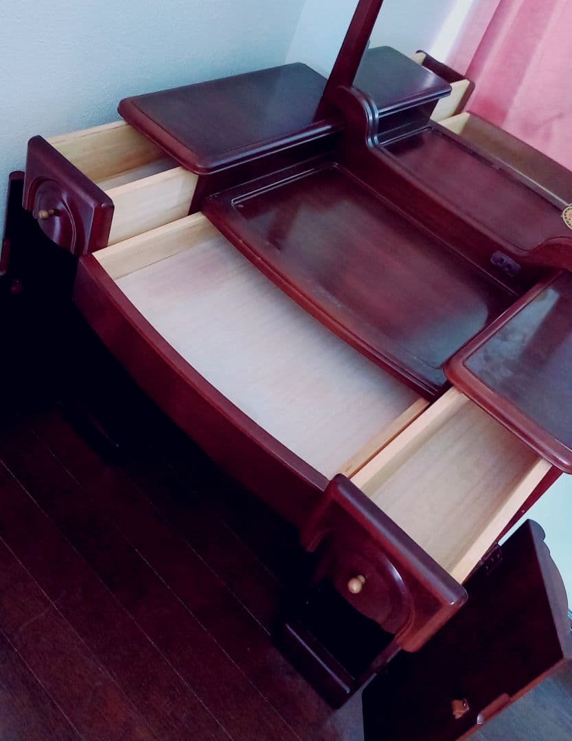 古いドレッサー 最高級銅引鏡 ミエミラー セントラル硝子 セール中