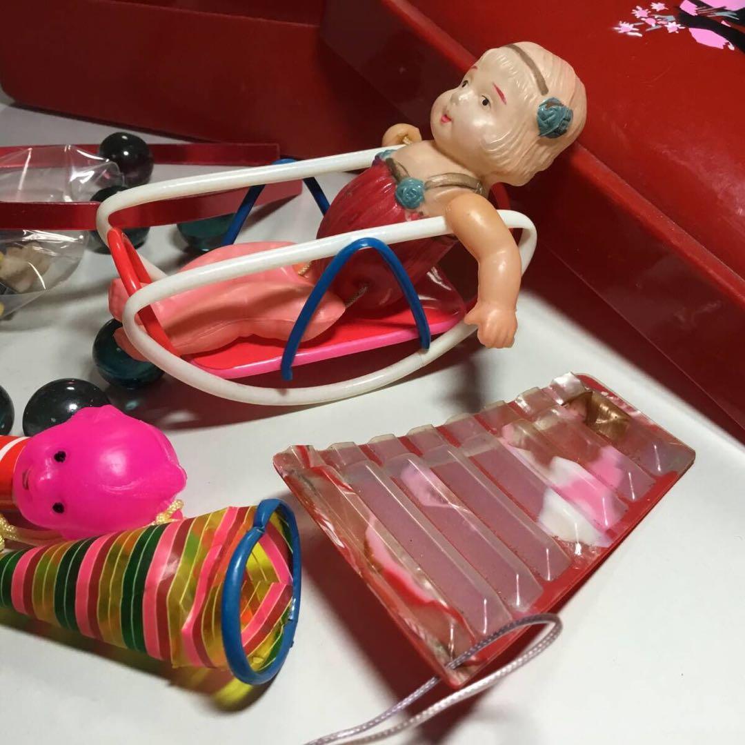 ヴィンテージ◇駄菓子屋セット①◇セルロイド人形 アンティーク 昭和レトロ