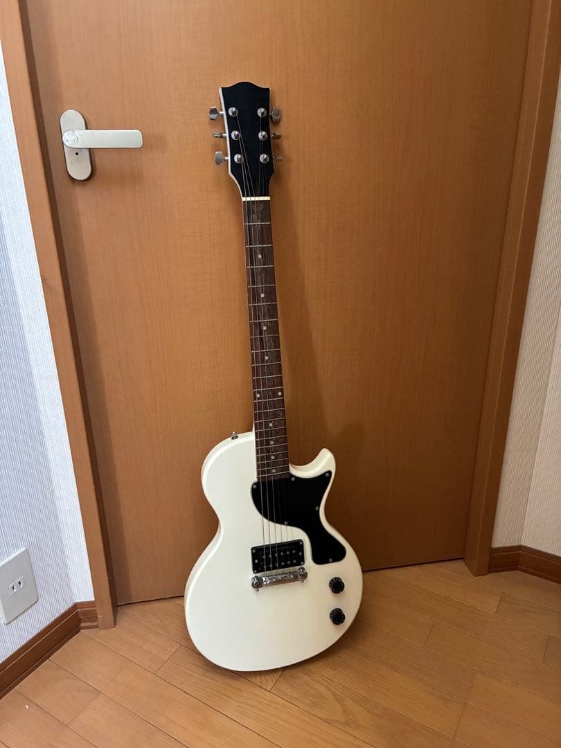 【自作】レスポールタイプ エレキギター ホワイト