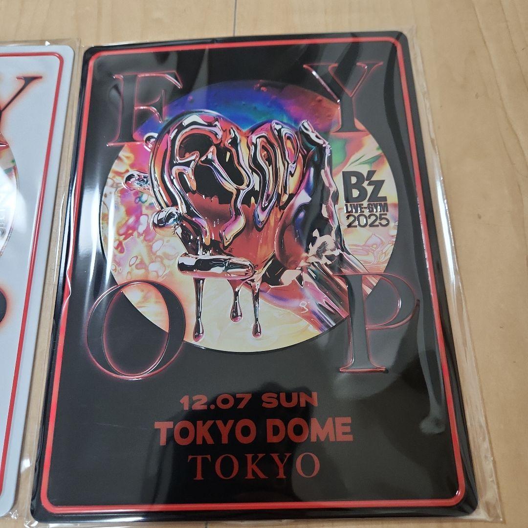 B'z FYOP メモリアルプレート 東京ドーム ステッカー｜B'zツアー会場CD