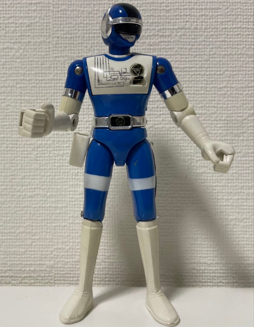 超電子バイオマン 超合金フィギュアセット 赤・青　バイオドラゴンセット