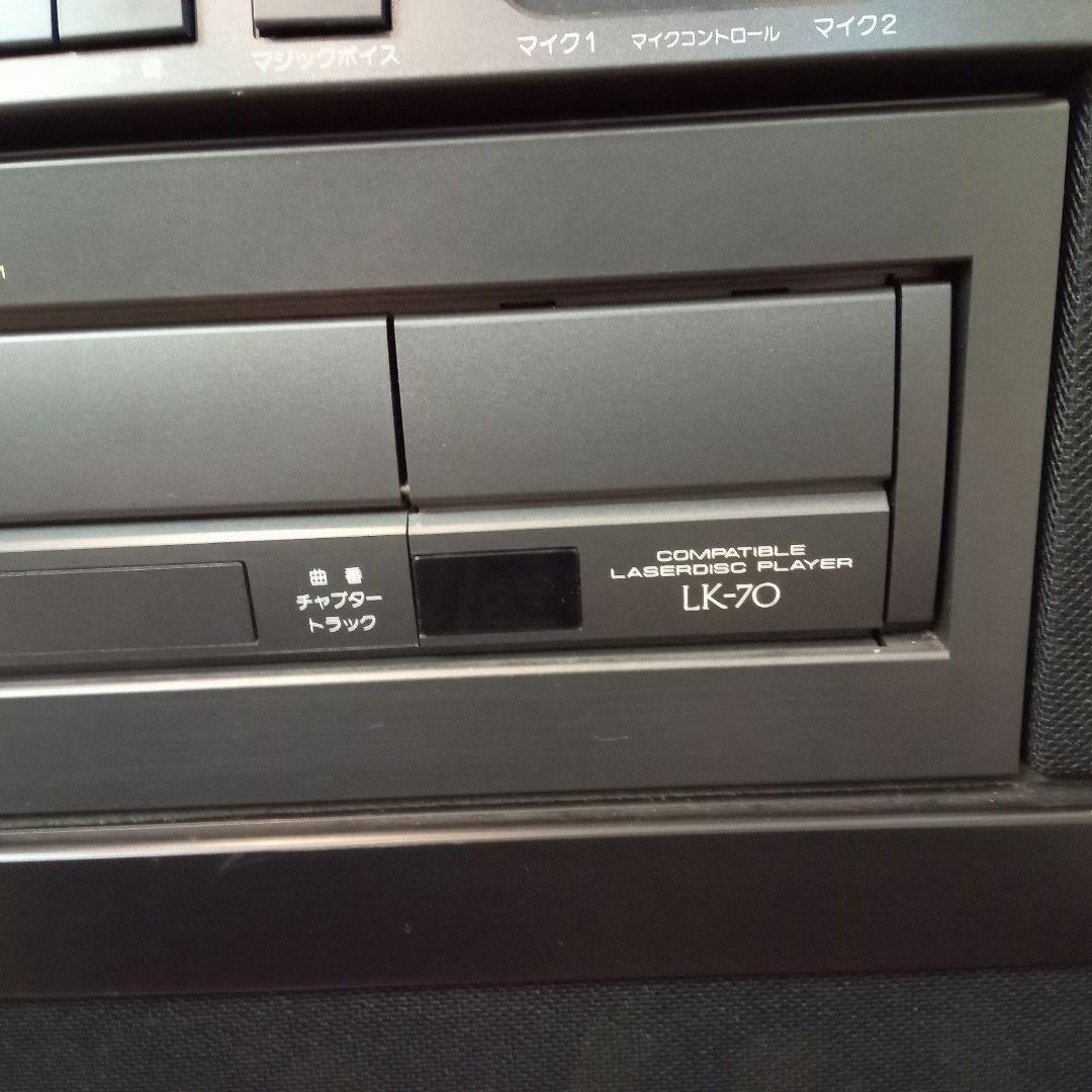 パイオニア レザー ディスク カラオケ マイク付 LK-70 ジャンク