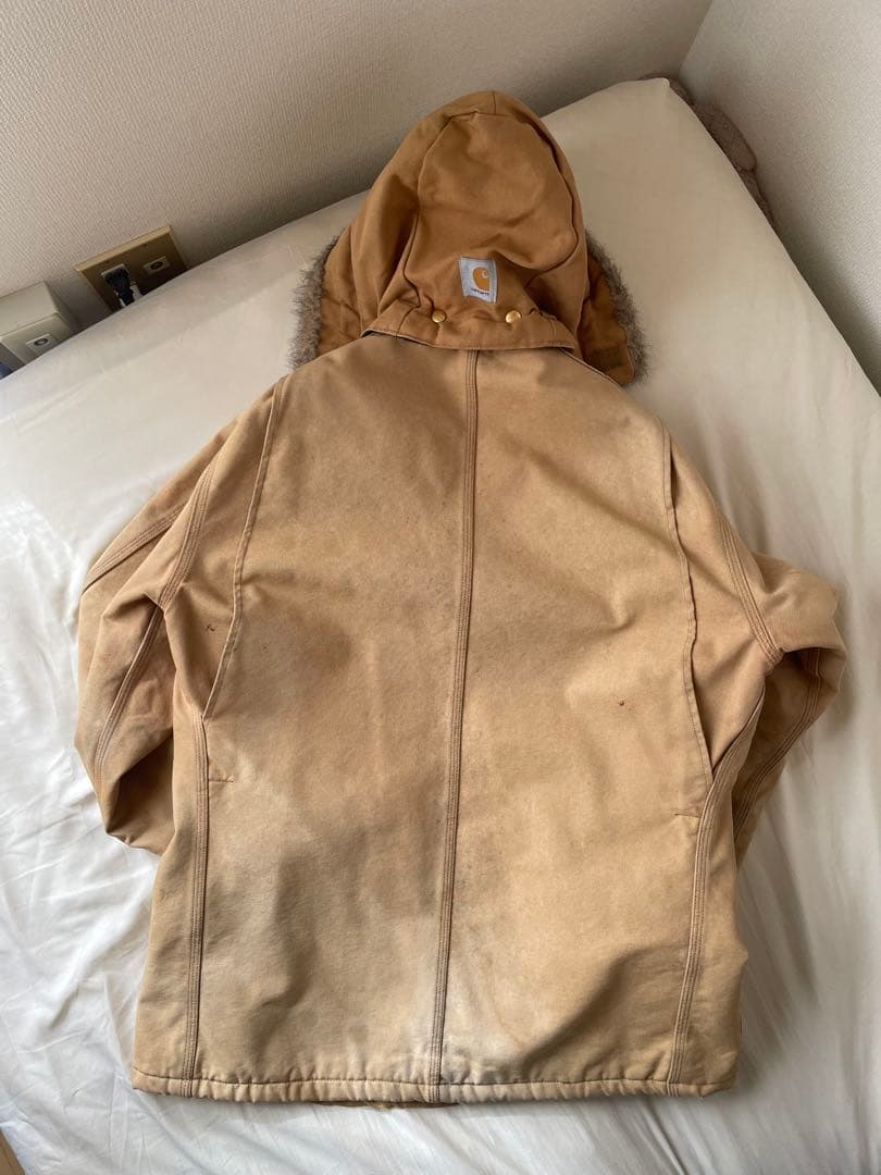 Carhartt ダックジャケット トラディショナルコート　希少】フード付属