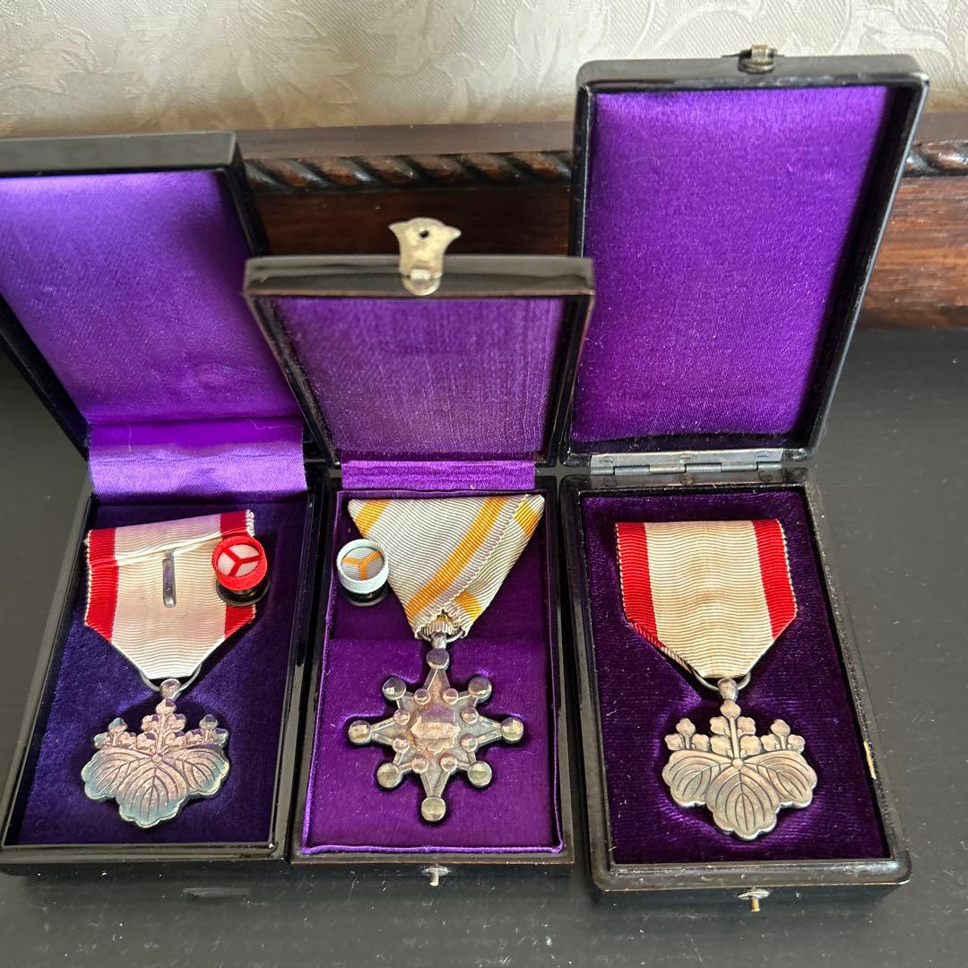 日本軍勲章徽章功七級金鵄勲章 支那事變従軍記章等11点