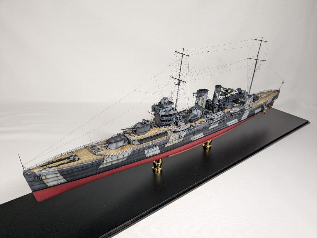 くみん♡様ご依頼品 トランペッター 1/350 重巡洋艦 HMS ヨーク