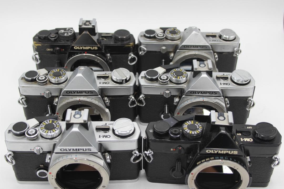 オリンパス OLYMPUS OM-1 OM-2フィルムカメラ 6台
