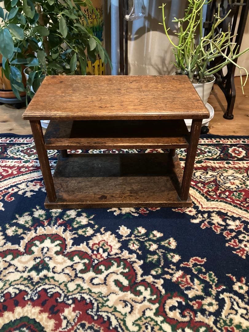 昭和レトロ 木製 文机 古道具 ローテーブル ガーデニング 花台 置台23