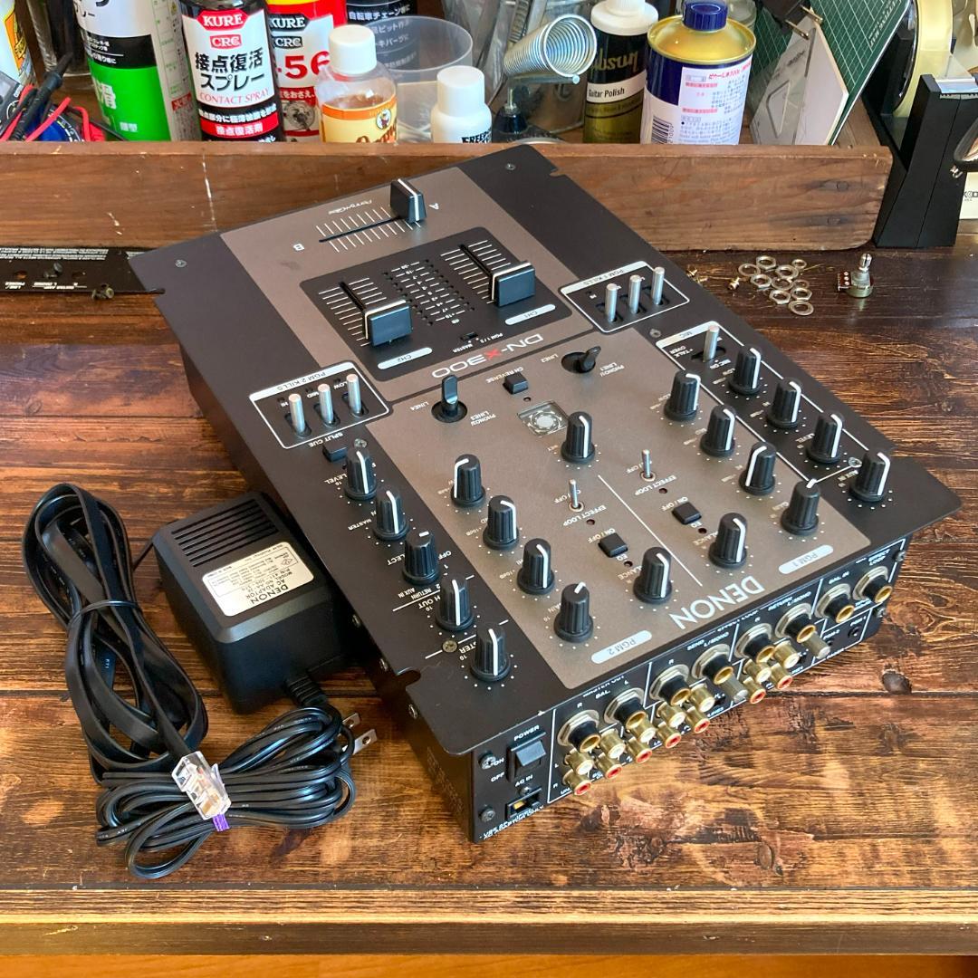 美品 DENON DN-X300 DJミキサー アダプター付