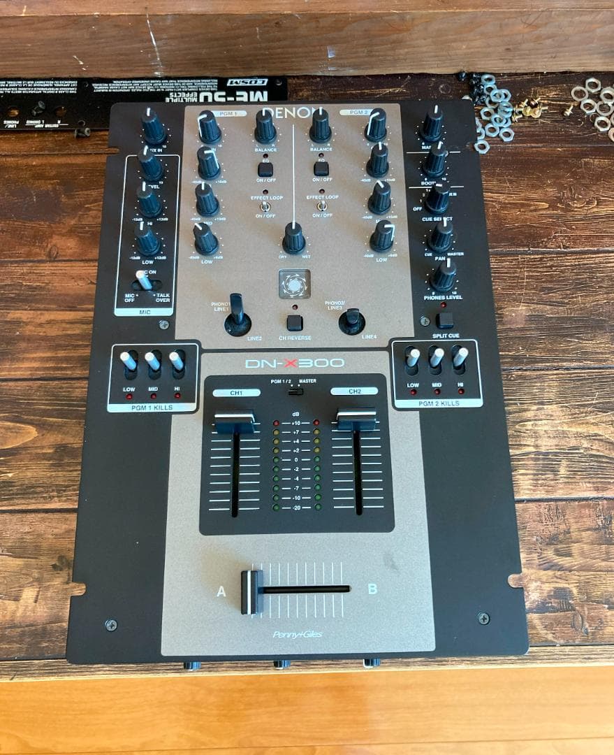 美品 DENON DN-X300 DJミキサー アダプター付