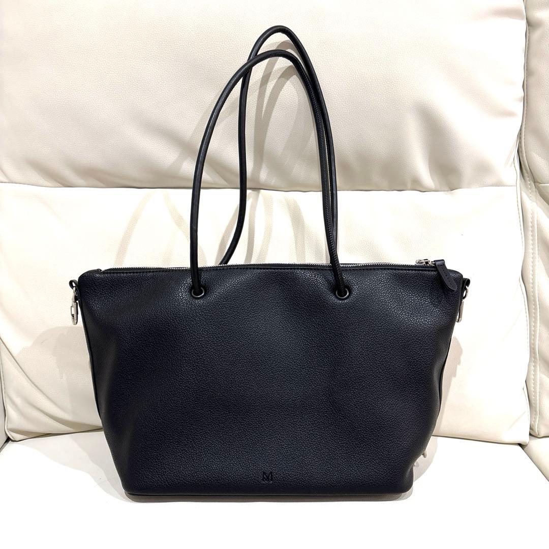 ＆MYUQ アンドミューク TAMTONボストンバッグ ショルダー ブラック