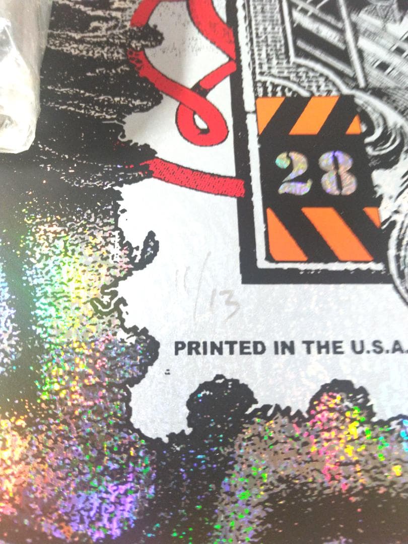 アキラ AKIRA シルクスクリーンプリント 大友克洋 ブラント フォイル