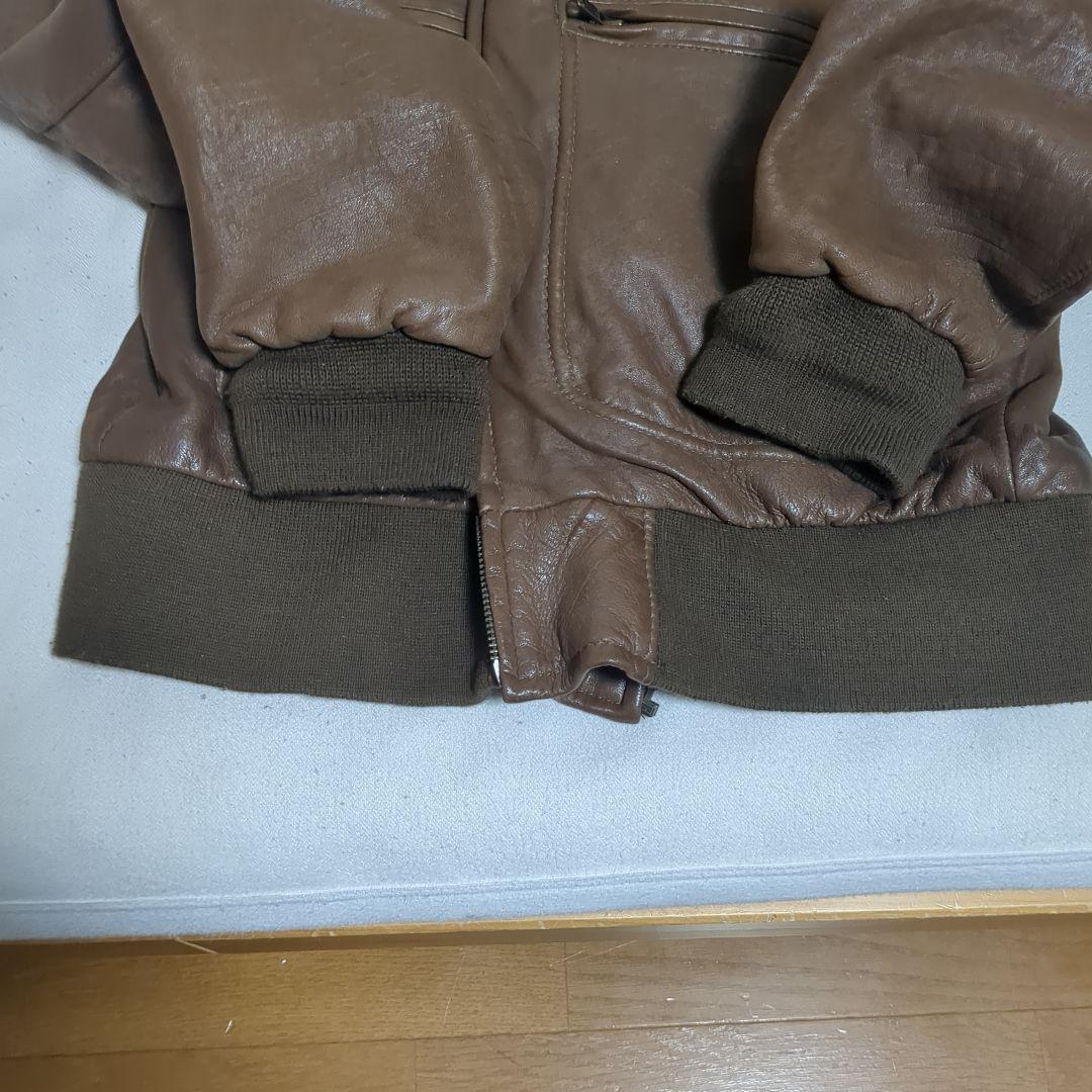 Hard Rock Cafe 革ジャン　L　Hollywood刺繍90ｓブラウン